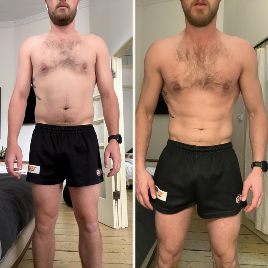 Before and after transformation 6